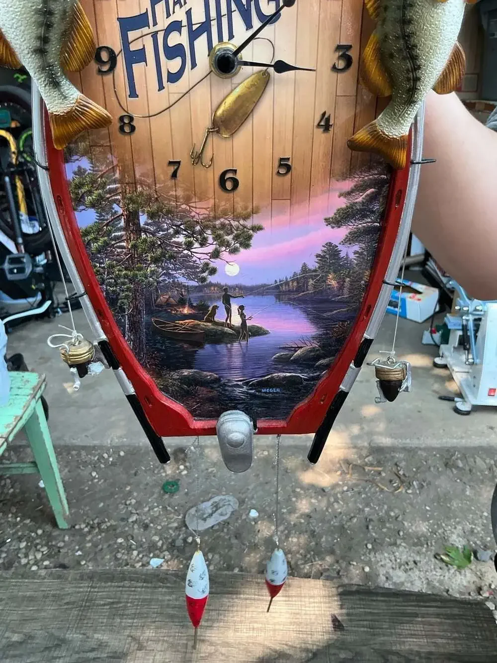 The Bradford Exchange Lakeside Memories Wall Clock by James Meger